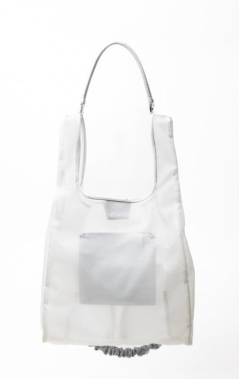 Hogan Sheer Shoulder Bag in WHITE