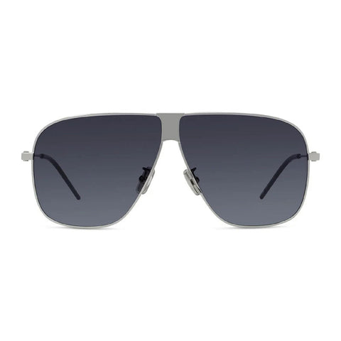 Givenchy Sunglasses Aviator Full Rim, Shiny Palladium Frame and Smoke Gradient Lens GV40106U16B