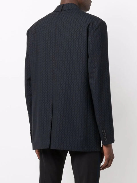 Valentino Garavani Monogram-Jacquard Wool Jacket
