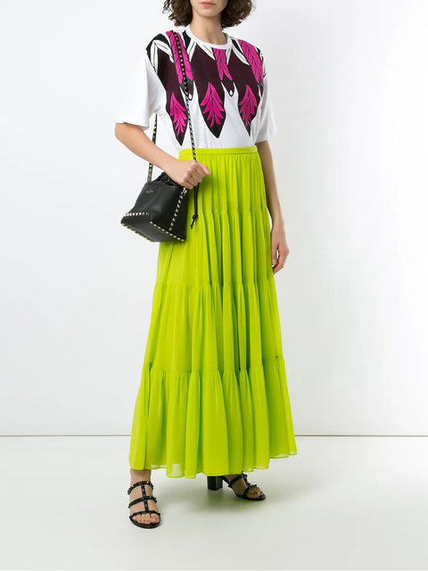 Valentino Garavani Tiered Maxi-Skirt
