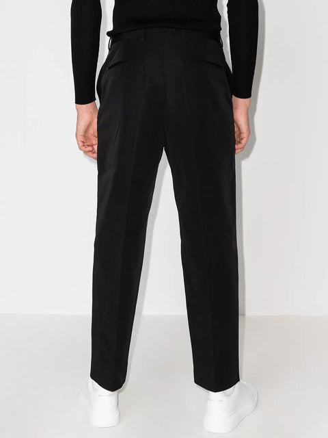 Valentino Garavani Logo-Embroidered Tailored Trousers