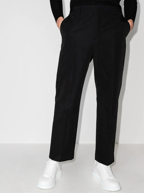 Valentino Garavani Logo-Embroidered Tailored Trousers