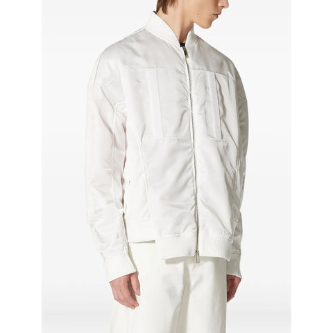 Valentino Garavani Panelled Zip-Front Bomber Jacket