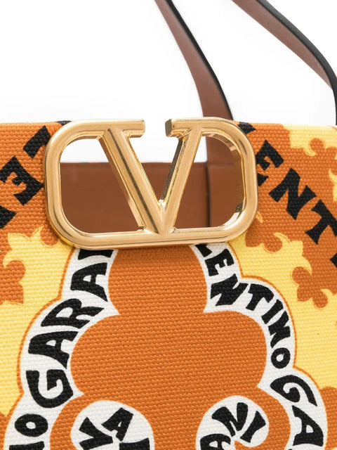 Valentino Garavani Vlogo Bandana-Print Tote Bag