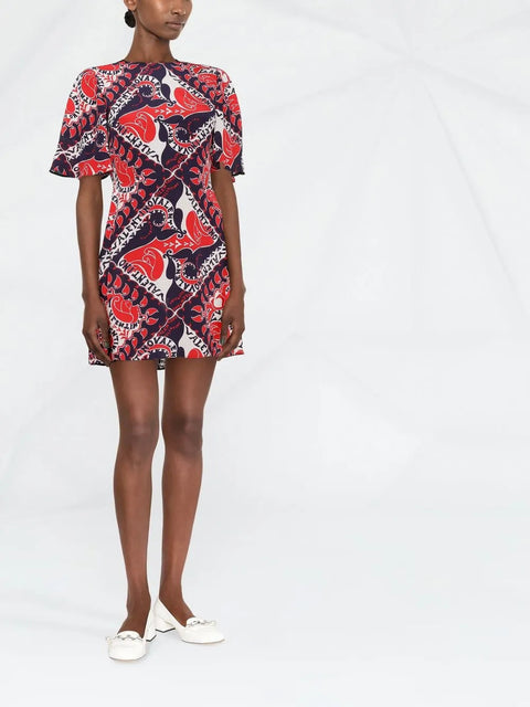 Valentino Garavani Archive Manifesto A-Line Dress