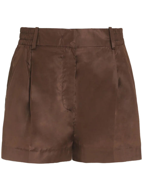 Valentino Garavani Pressed-Crease Tailored Shorts