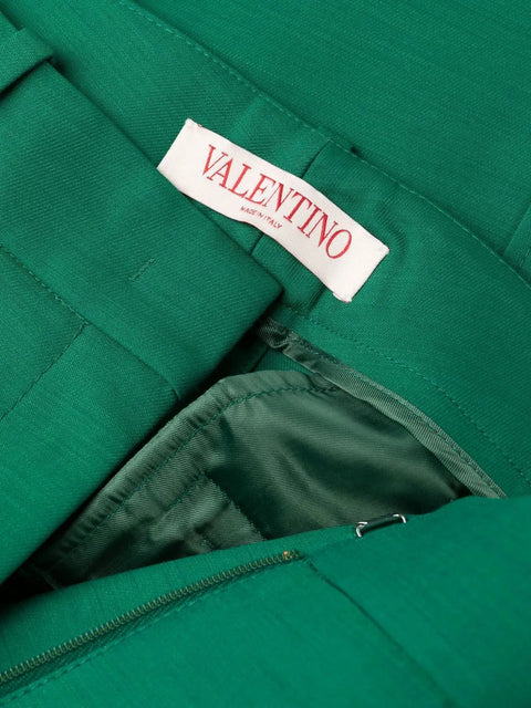 Valentino Garavani High-Waist Wide-Leg Trousers