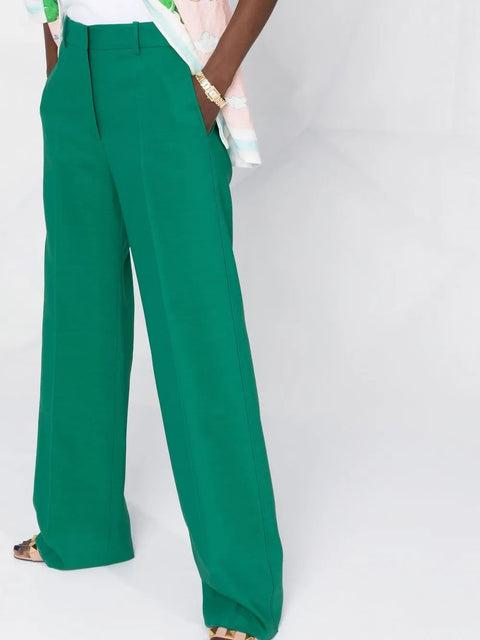Valentino Garavani High-Waist Wide-Leg Trousers
