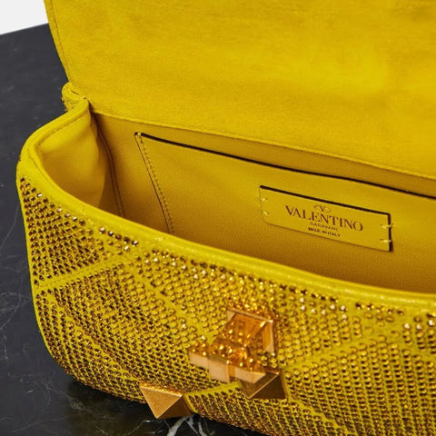 Valentino Garavani Small Roman Stud Shoulder Bag