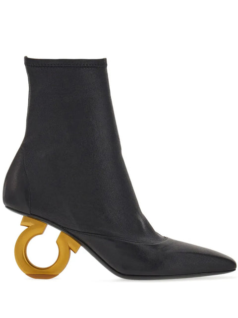 Ferragamo Elina 70Mm Ankle Boots