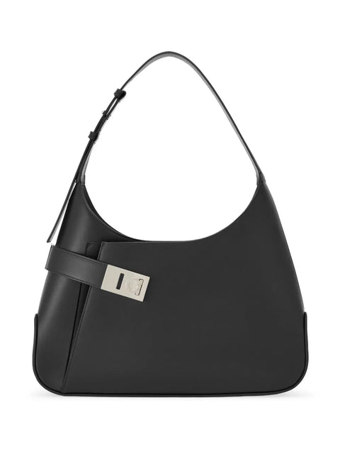 Ferragamo Hobo Gancini-Buckle Shoulder Bag