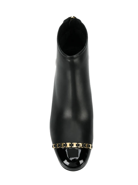 Ferragamo 95Mm Vara Chain Boots