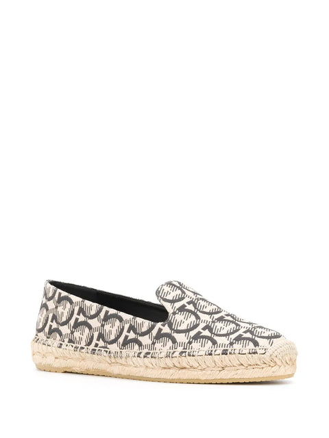 Ferragamo Gancini-Jacquard Espadrilles