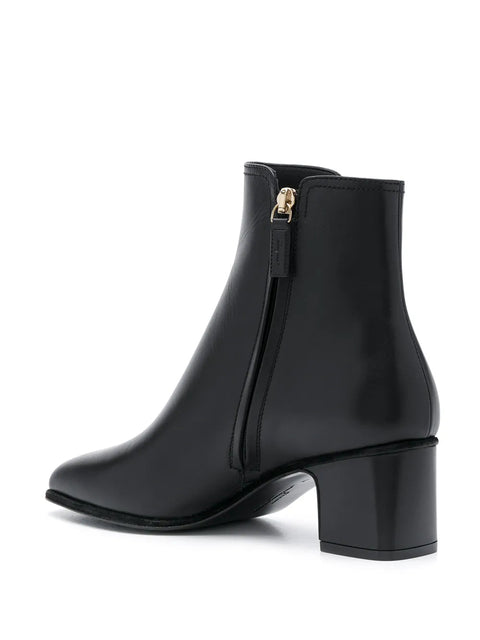 Ferragamo Leather Ankle Boots