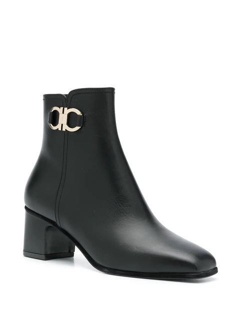 Ferragamo Leather Ankle Boots