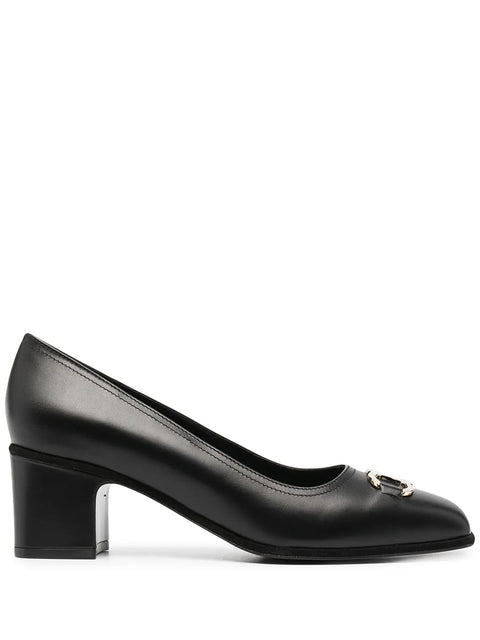 Ferragamo Gancini Buckle Pumps