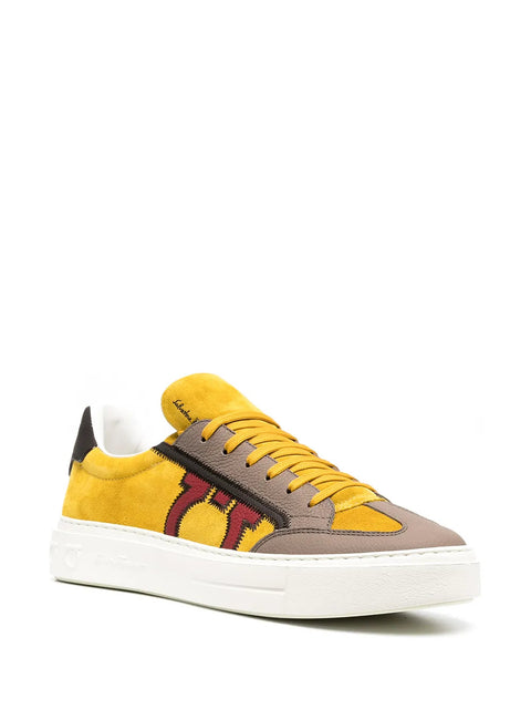 Ferragamo Gancini Colour-Block Sneakers