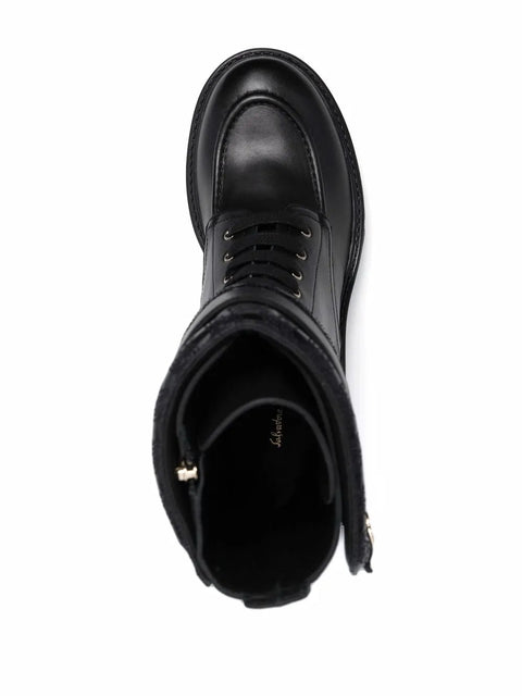 Ferragamo Shiraz Leather Boots