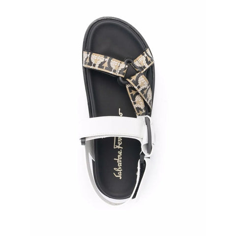 Ferragamo Open-Toe Buckled Sandals