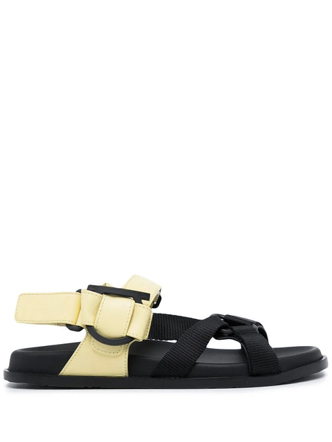 Ferragamo Gancini Touch-Strap Sandals