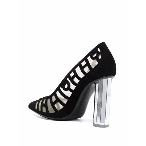 Ferragamo 110Mm Mirrored Heel Pumps