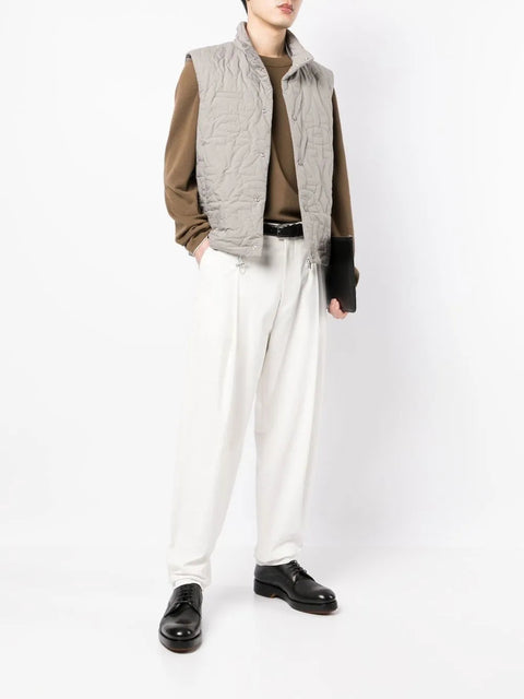 Ferragamo Quilted Funnel Neck Gilet