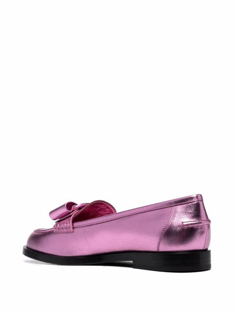 Ferragamo Vivaldo High Shine Ballerina Shoes