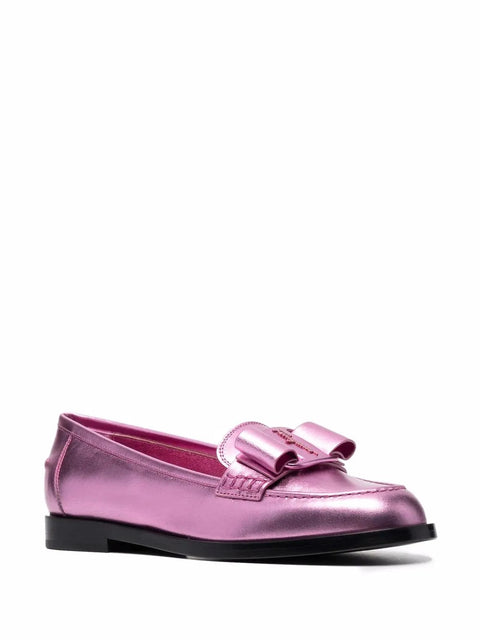 Ferragamo Vivaldo High Shine Ballerina Shoes