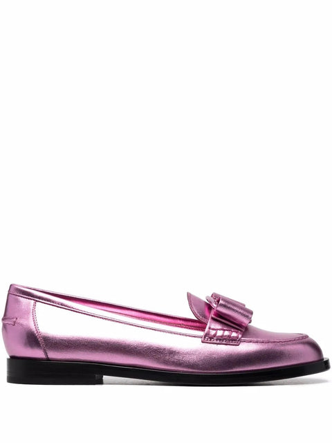 Ferragamo Vivaldo High Shine Ballerina Shoes