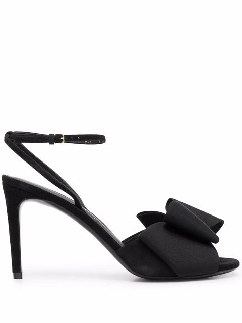 Ferragamo 95Mm Vara-Bow Detail Sandals