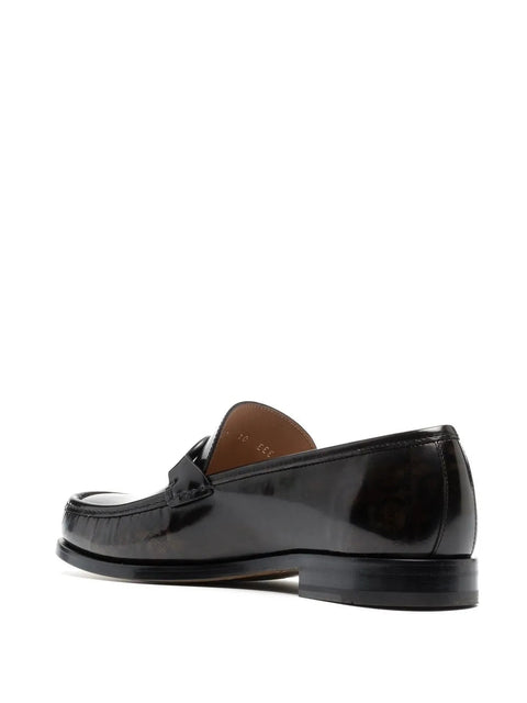 Ferragamo Gancini Horsebit Loafers