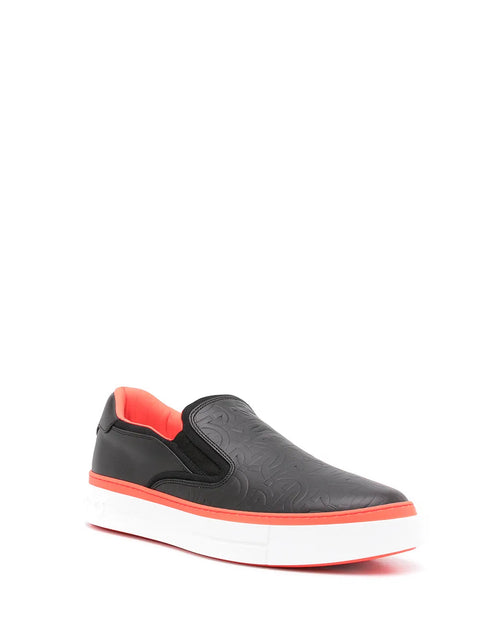 Ferragamo Slip-On Sneakers in Red