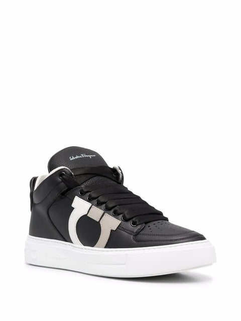 Ferragamo Marvelous Low-Top Sneakers in Black