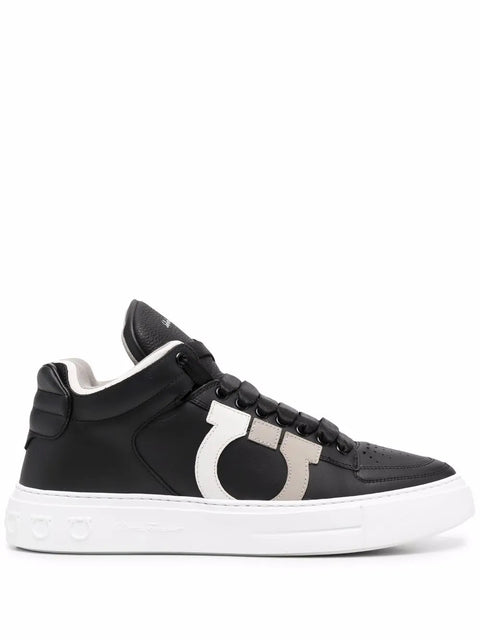 Ferragamo Marvelous Low-Top Sneakers in Black
