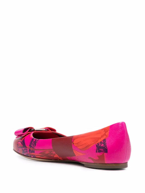 Ferragamo Varina Icon Ballerina Shoes