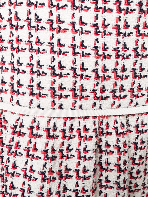 Ferragamo Textured A-Line Skirt