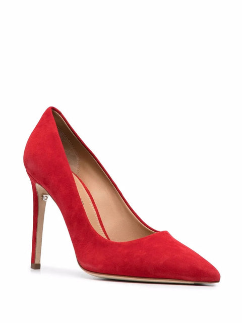 Ferragamo Pointed 110Mm Suede Pumps