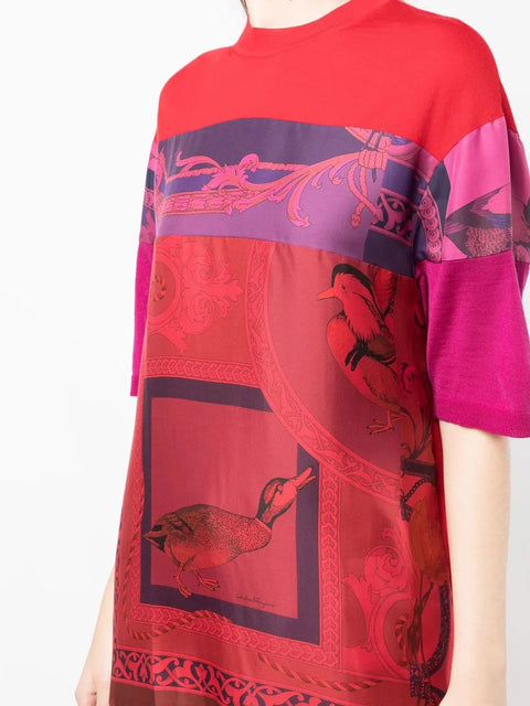 Ferragamo Short Sleeves Round-Neck