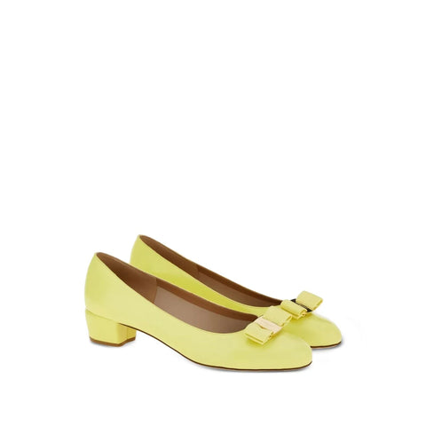 Ferragamo Leather Ballet Flats