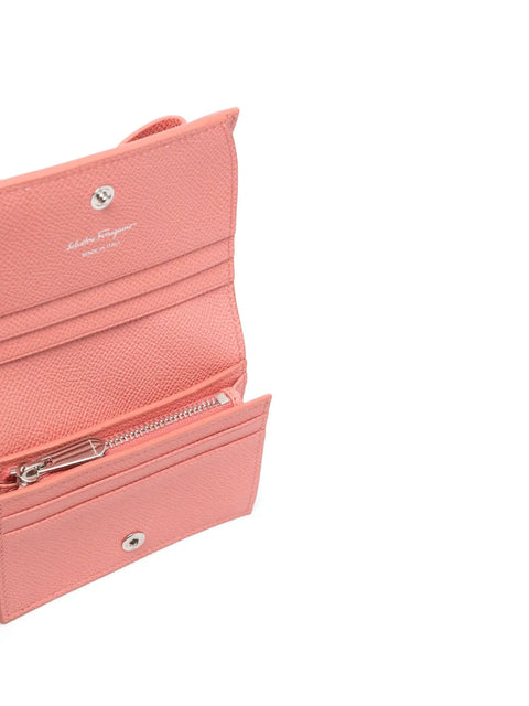 Ferragamo Bow-Detail Calf-Leather Wallet