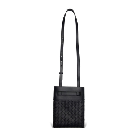 Bottega Veneta Mesh Crossbody Bag in Blue
