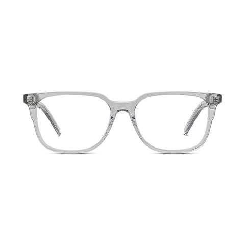 Givenchy Eyeglasses Square Full Rim, Transparent Grey Frame and Clear Demo Lens Lens GV50020I020