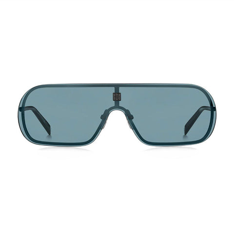 Givenchy Sunglasses Shield Full Rim, Petrol Frame and Blue Lens GV7168S0MR8KU