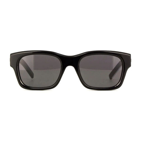 Givenchy Sunglasses Square Full Rim, Shiny Black Frame and Smoke Lens GV40090I01A