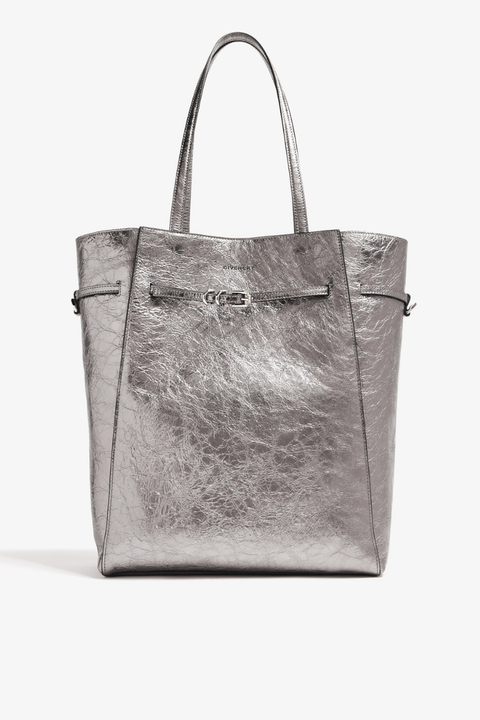 Givenchy Voyou Medium North South Tote – Silvery Grey