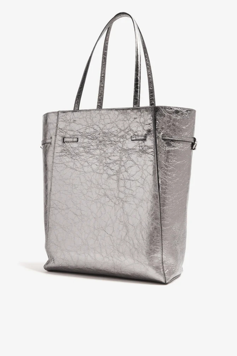 Givenchy Voyou Medium North South Tote – Silvery Grey