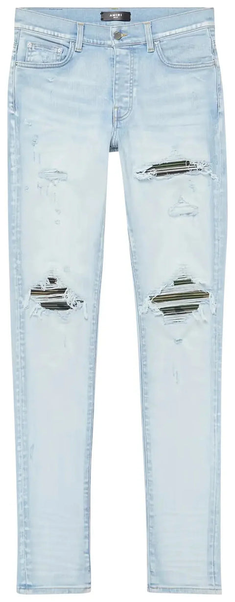 Amiri MX1 Camo Indigo Jeans