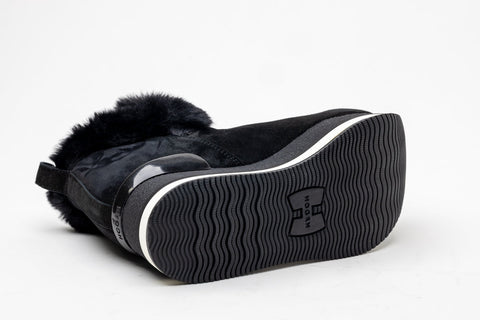 Hogan Faux Fur Trim Booties