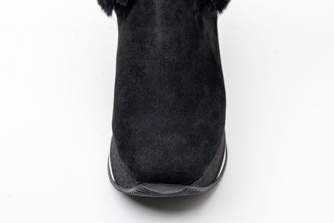 Hogan Faux Fur Trim Booties
