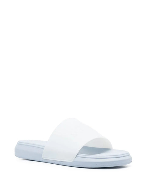Alexander Mcqueen Wmns Logo Slides 'White Mix'